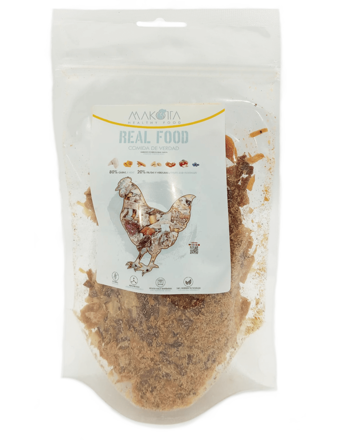  Real Food Pollo - 100gr |Snacks naturales para perros -Bolypets
