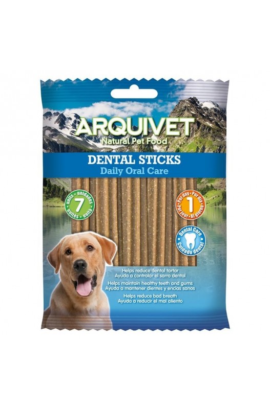 DENTAL STICKS Bolsa 7 Uds./170gr. Arquivet