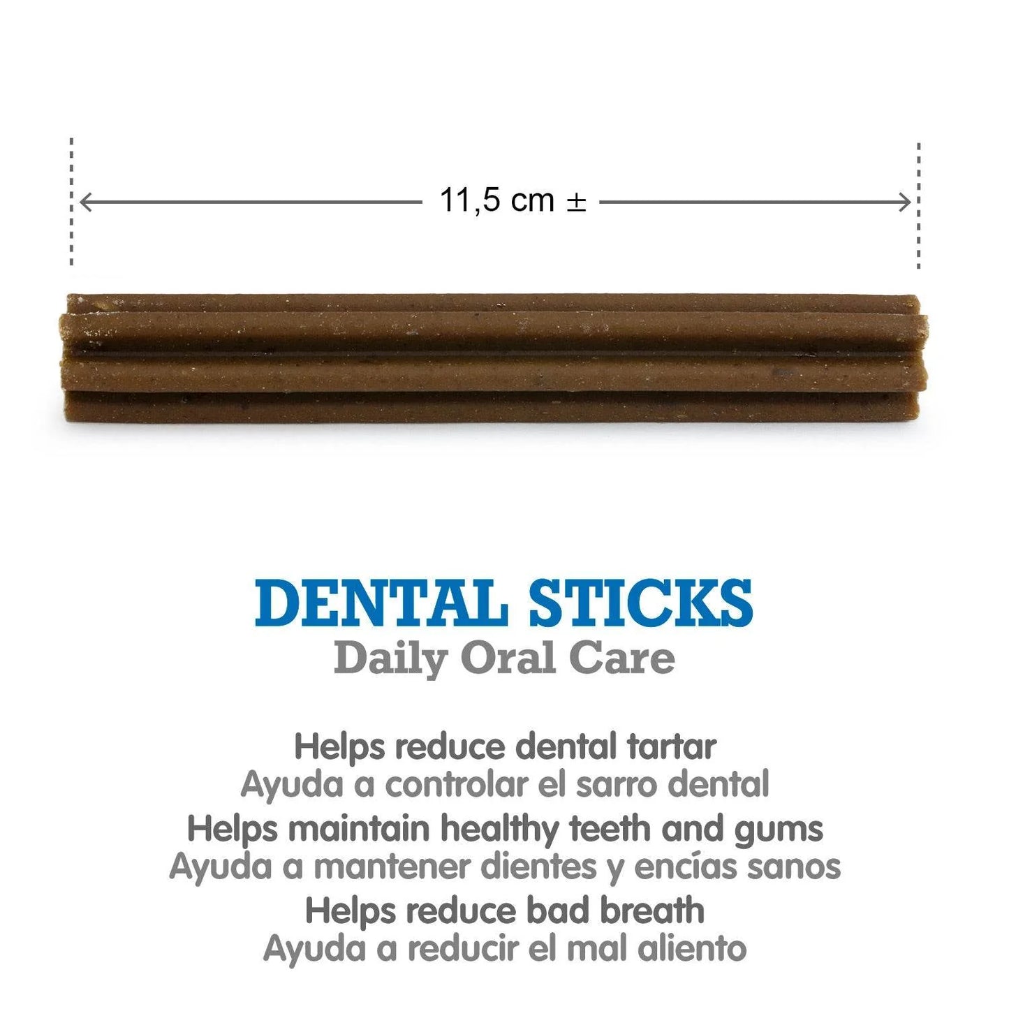 Dental Sticks para perros | premio que ayuda a controlar el sarro dental, a mantener dientes y encías sanos y reduce el mal aliento - bolypets