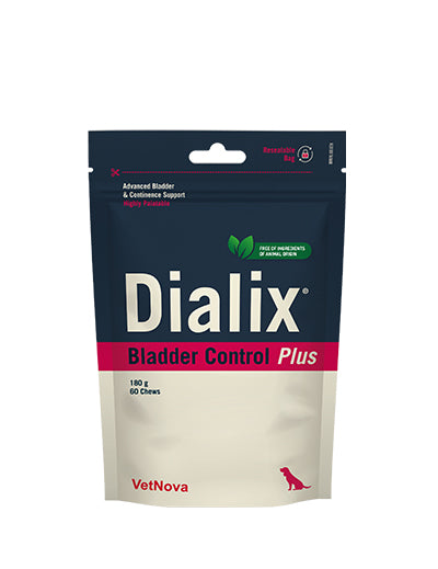 DIALIX Bladder Control Plus suplemento para la incontinencia urinaria y control de vejiga en perros Bolypets