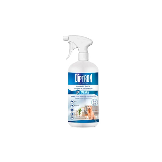 DIPTRON QM | Insecticida Líquido de Larga Duración para Caballos y Perros (1 Litro)