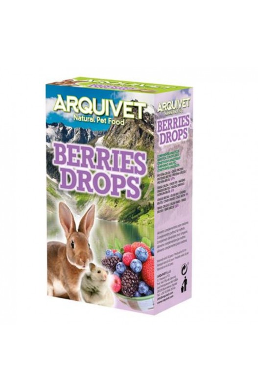 DROPS FRUTAS DEL BOSQUE 65 GR. Roedores