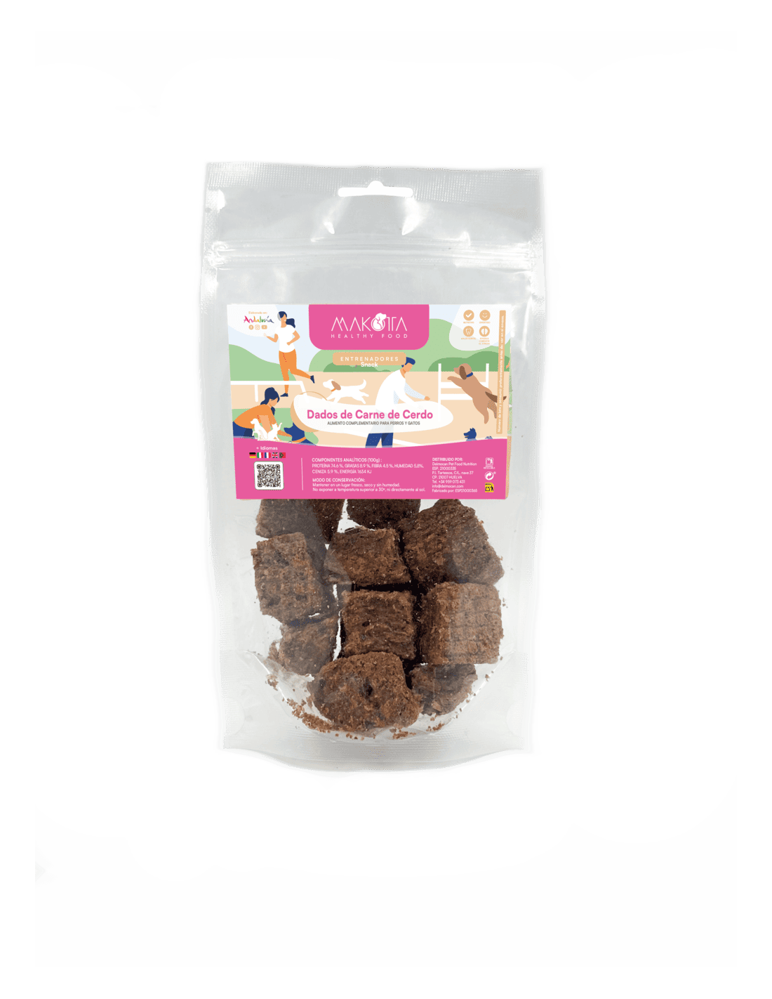 dados de carne de cerdo