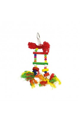 Escalera multicolor. Para loros y otras aves