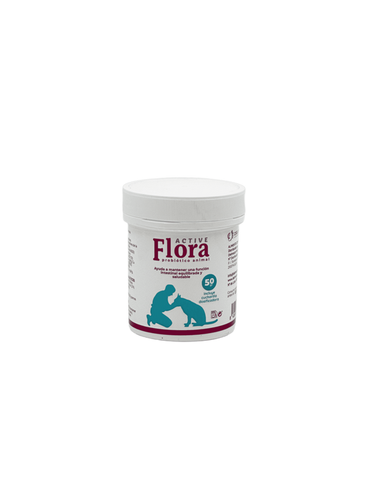FLORA Active - Complejo Probiótico (50 gramos) |Suplemento naturales para perros -Bolypets