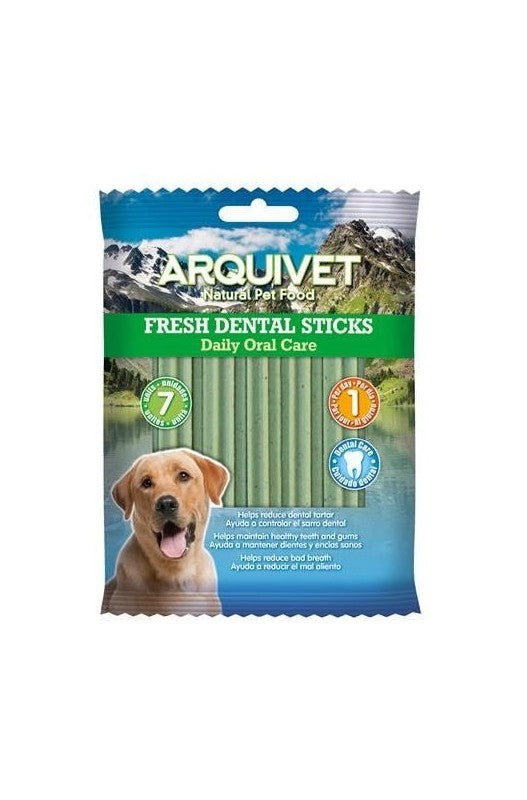 FRESH DENTAL STICKS Bolsa 7 Uds./140gr. Arquivet