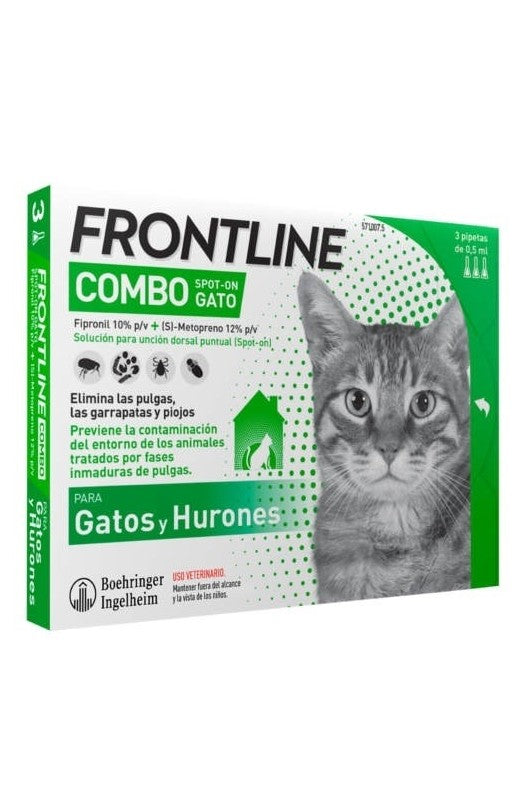 FRONT LINE GATOS COMBO 6 PIPETAS