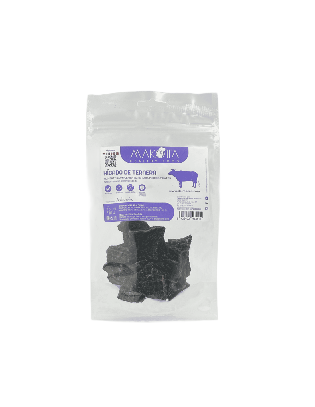 Hígados de Ternera Deshidratados | Alimentación natural para perros y gatos en bolypets.com