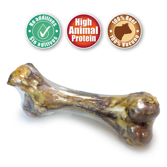 Hueso de buey extragrande, ideal como golosina y entretenimiento de perros de gran tamaño. - Bolypets.com