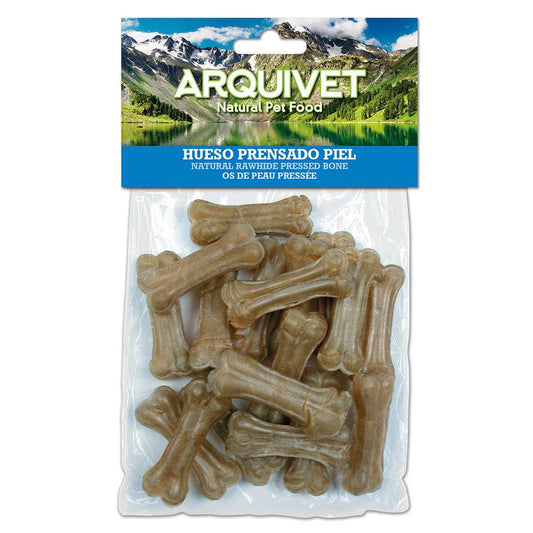 Hueso prensado piel |  100% piel bovina | snacks naturales para perros - Bolypets.com