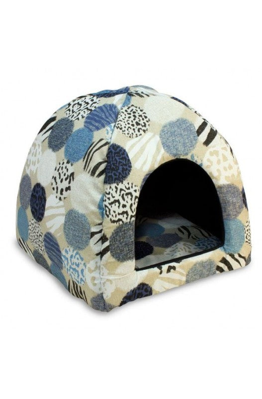 Cama iglú  ideal para el descanso de perros pequeños o gatos |camas para perros-Bolypets