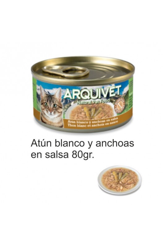 LATA Atún blanco y anchoas en salsa.80gr.