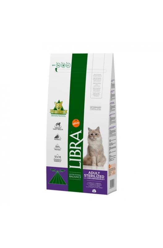 LIBRA CAT STERILIZED 12 KG.