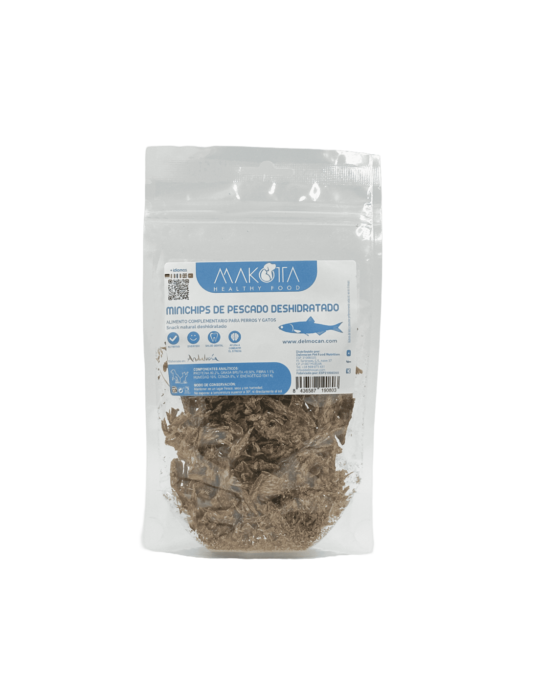 Minichips de Pescado Deshidratados |Snacks naturales para perros -Bolypets