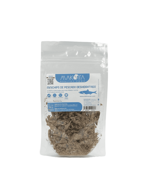 Minichips de Pescado Deshidratados |Snacks naturales para perros -Bolypets