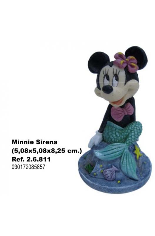 MINNIE SIRENA 5,08X5,08X8,25 CM.