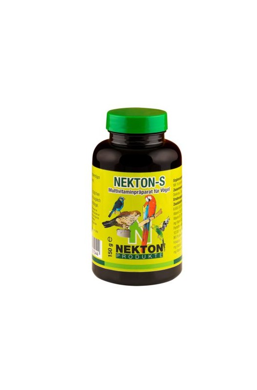 vitamina metabolismo e incrementa el valor nutricional de la dieta. Nekton S refuerza la resistencia corporal, reduciéndose la posibilidad de infecciones y enfermedades. 