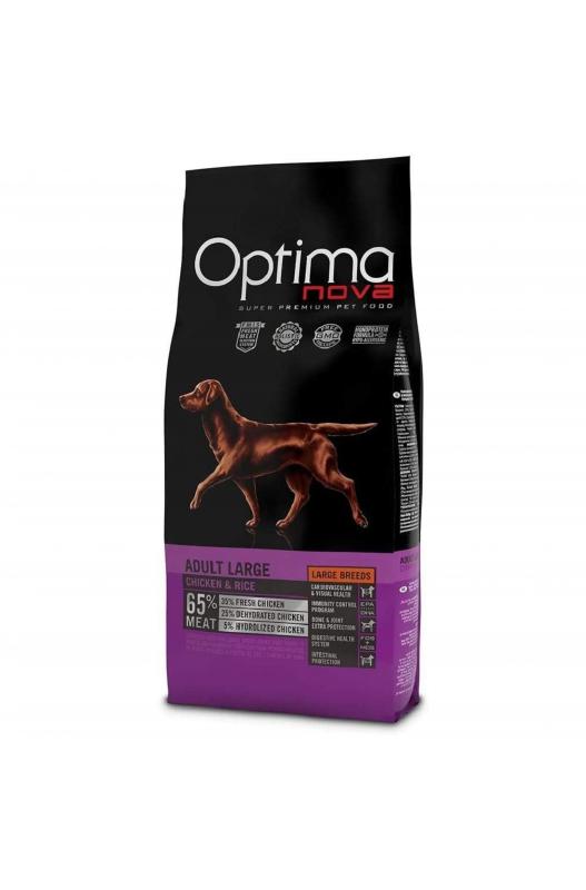 OPTIMA NOVA ADULT LARGE POLLO ARROZ 12 KG.