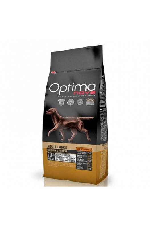 OPTIMA NOVA ADULT MEDIUM CHICKEN POTATO 12 KG.