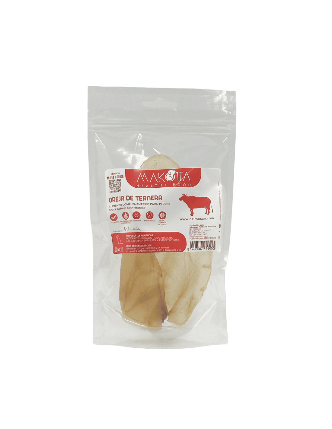 Oreja de Ternera Deshidratada, Snacks naturales para perros|Bolypets