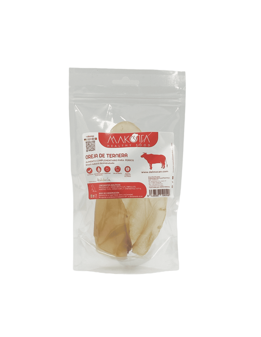 Oreja de Ternera Deshidratada, Snacks naturales para perros|Bolypets