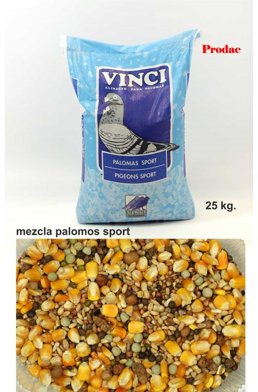 vinci sport mix palomas 25 kg