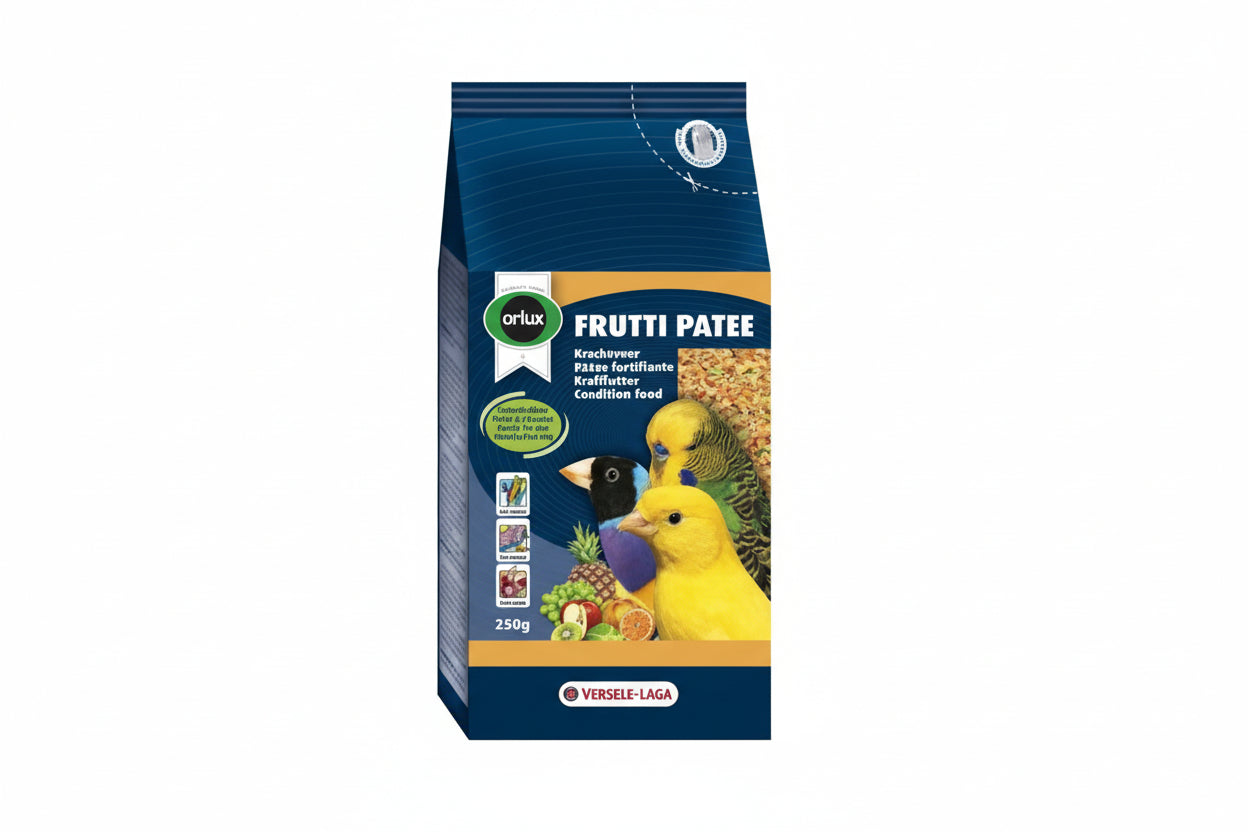 PASTA FRUTTI PATE  pasta fortificante para todo tipo de pájaros ornamentales - Bolypets