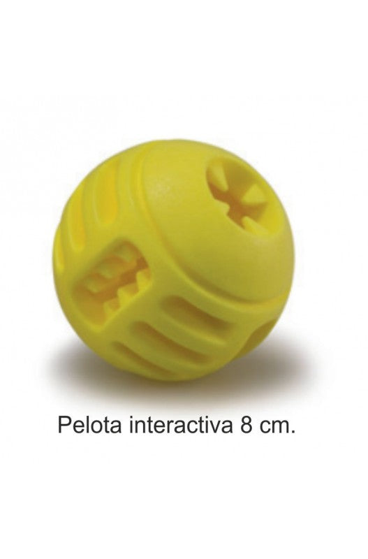 Pelota  con huecos recompensas premios perros