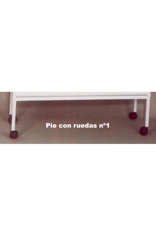 PIE CON RUEDAS Nº1 es perfecto para transportar y almacenar jaulas.