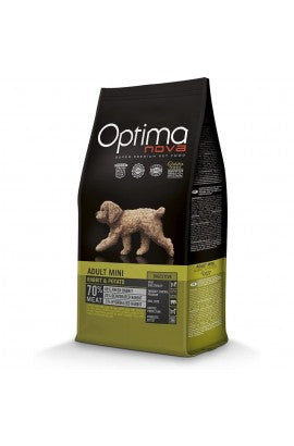 OPTIMA NOVA ADULT MINI RABBIT PATATA 800 Gr.