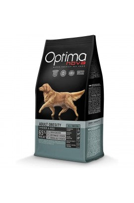 OPTIMA NOVA OBESITY POLLO ARROZ 12 KG.