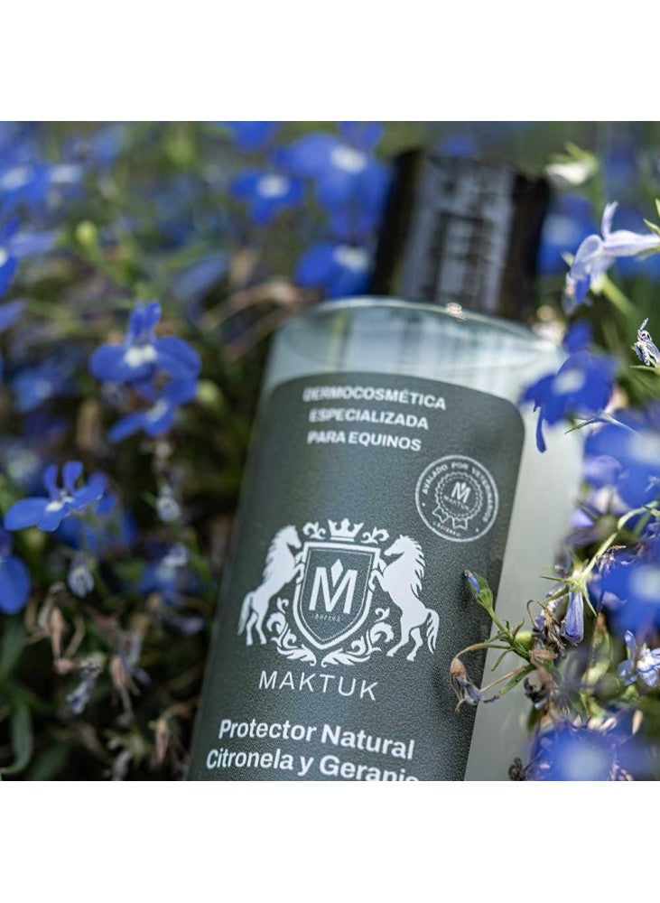Protector Natural Citronela y Geranio 250 ml |Cuidado de la pelo y piel caballos-Bolypets