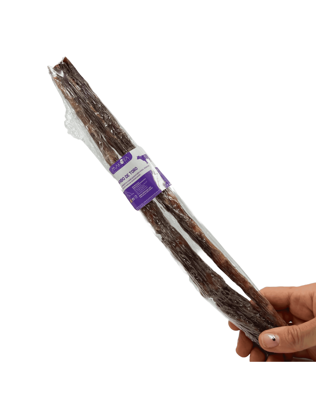 Rabo de Toro Deshidratado - 25-30cm (2 unidades) |Snacks naturales para perros -Bolypets