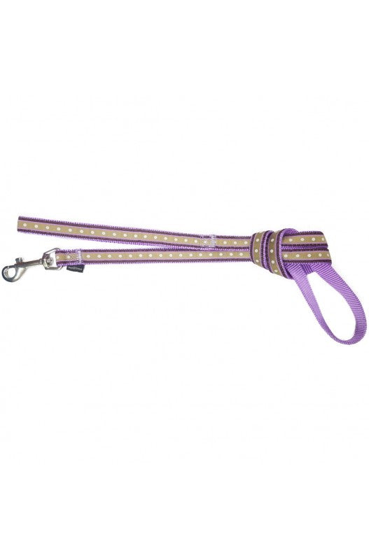 Ramal Vintage de nylon color morado/violeta para perro de raza pequeña hasta 20 kg.