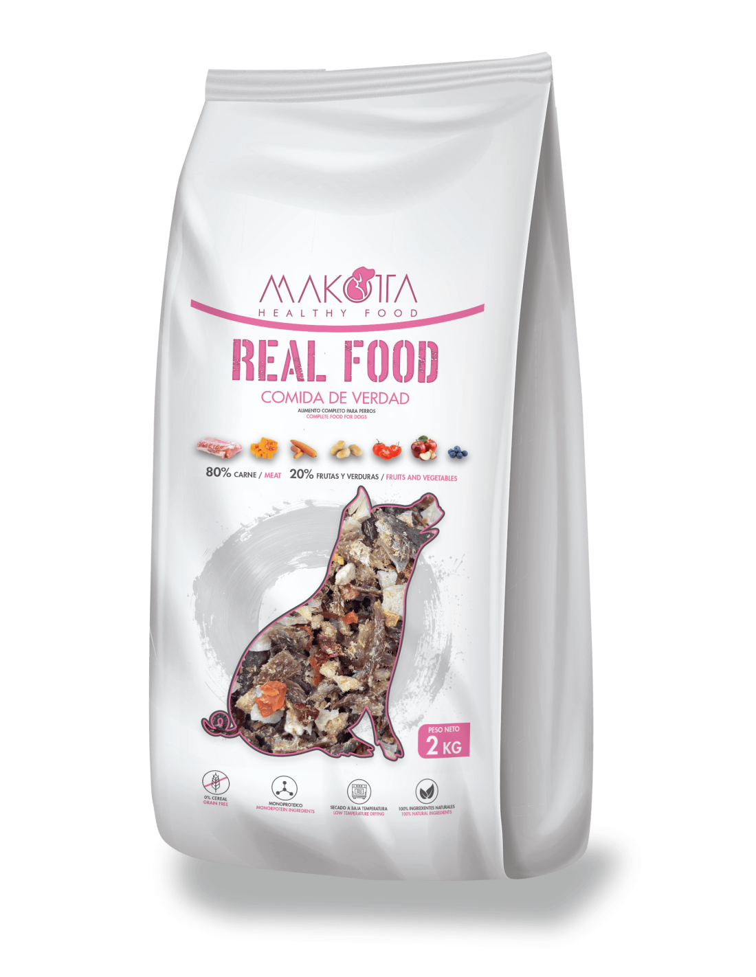 Delmocan Real Food Cerdo Grain Free |Comida húmeda naturales para perros -Bolypets