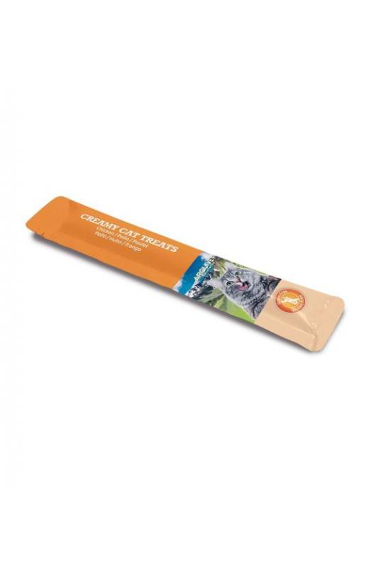 Snack cremoso que ayudan a tener una digestión saludable en gatos. - Bolypets