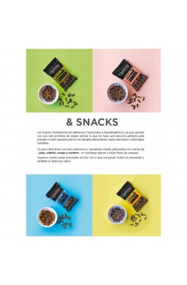 SNACK PARA PIELES Y ESTOMAGOS SENSIBLES SABOR PATO 150gr. Optima Nova