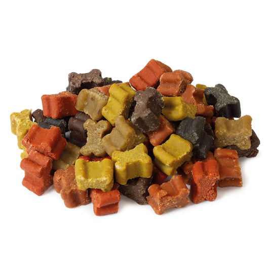 nack Minihuesitos Mix 100 g de Arquivet | premios en forma de pequeños huesitos, ideales para perros de todas las edades y tamaños - Bolypets.com