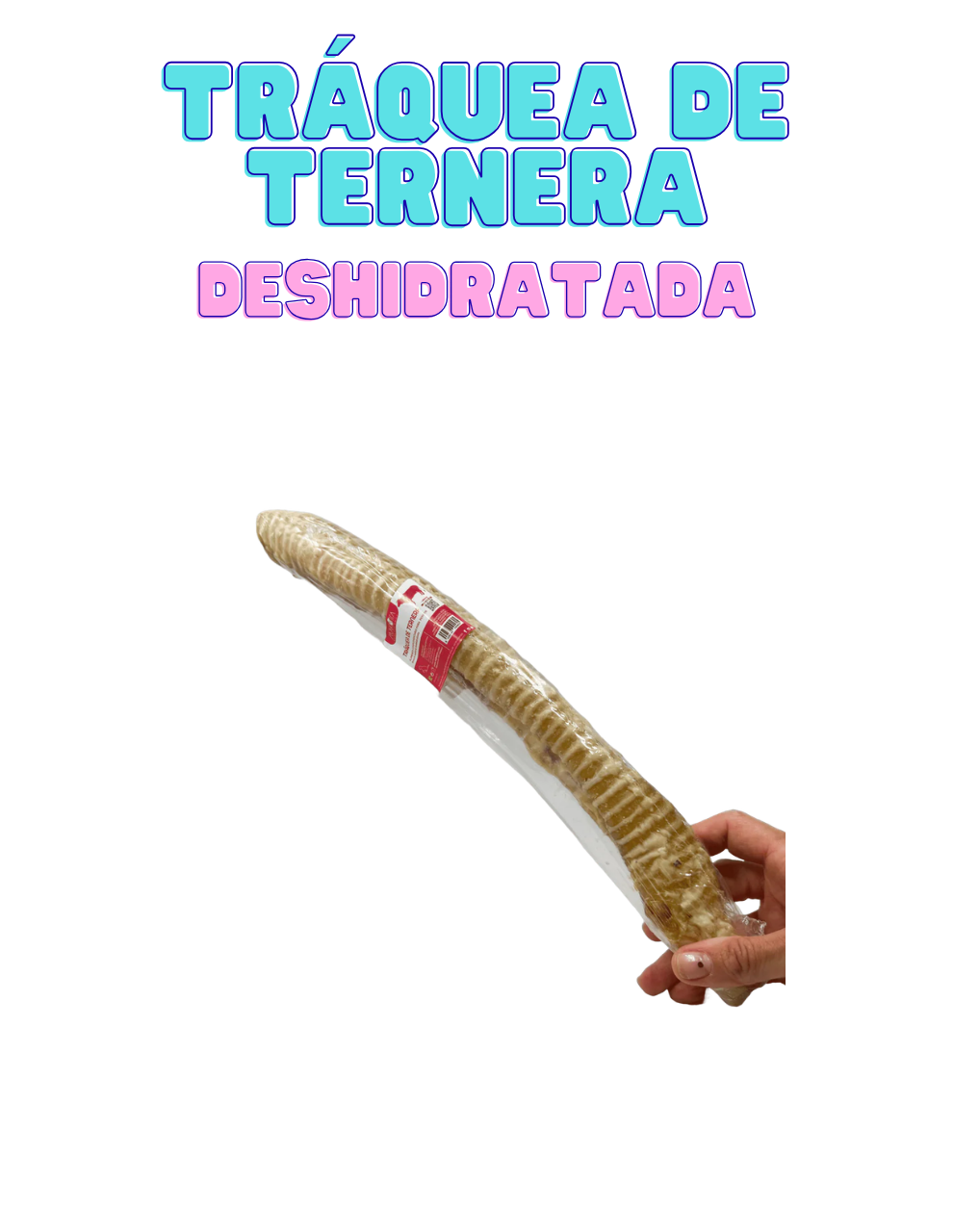 snack tráquea de ternera para perros | Bolypets