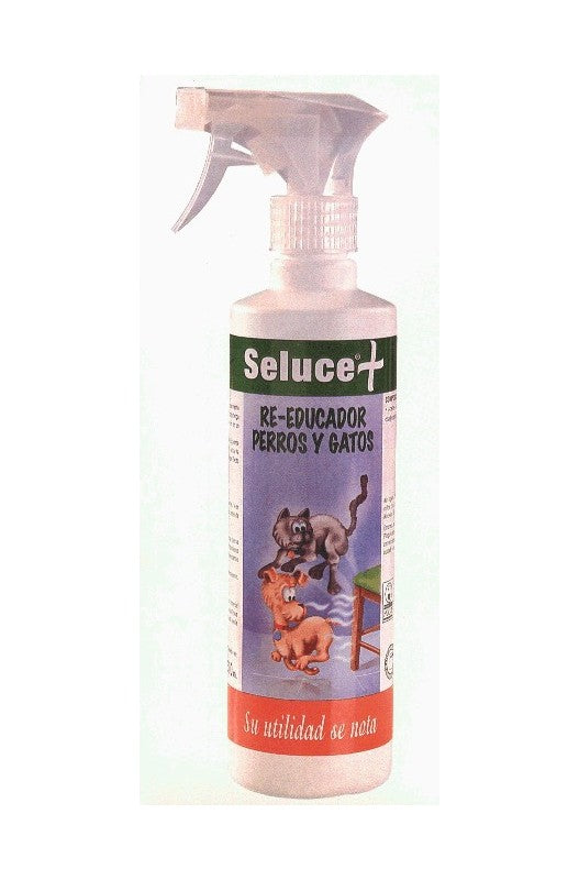  reeducador Seluce de 500 ml es un spray perfecto para educar a tu perro o gato