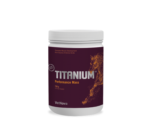 Suplemento de masa muscular Titanium Performance Mass para caballos Bolypets