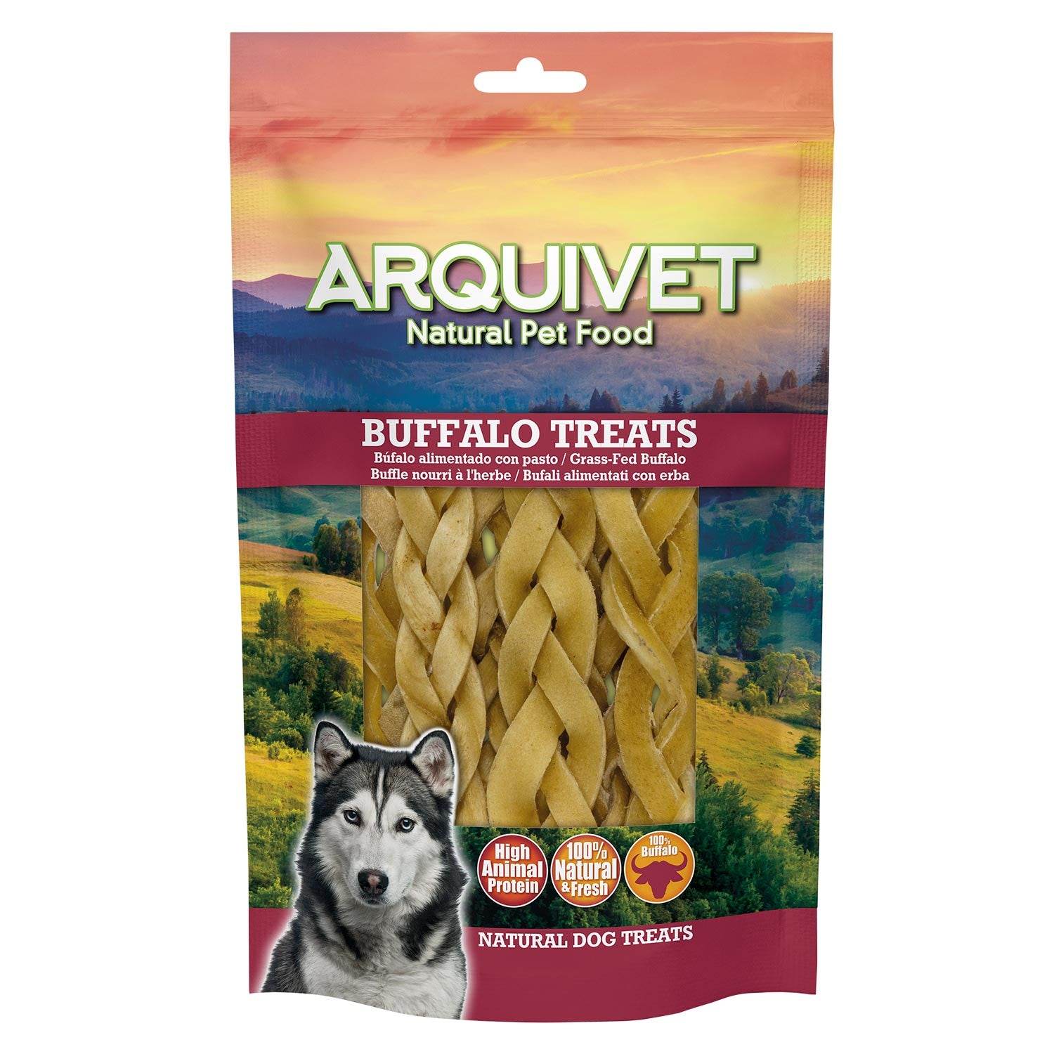 Trenzado de Piel de Búfalo para perros | snack como regalo o recompensa | Alto en proteinas - Bolypets.com