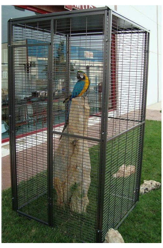  voladero metálico para loros techo plano