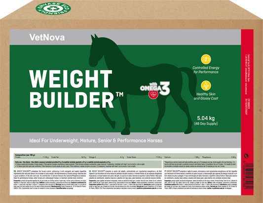 Suplemento para ganar peso y masa muscular Weight Builder para caballos-Bolypets 